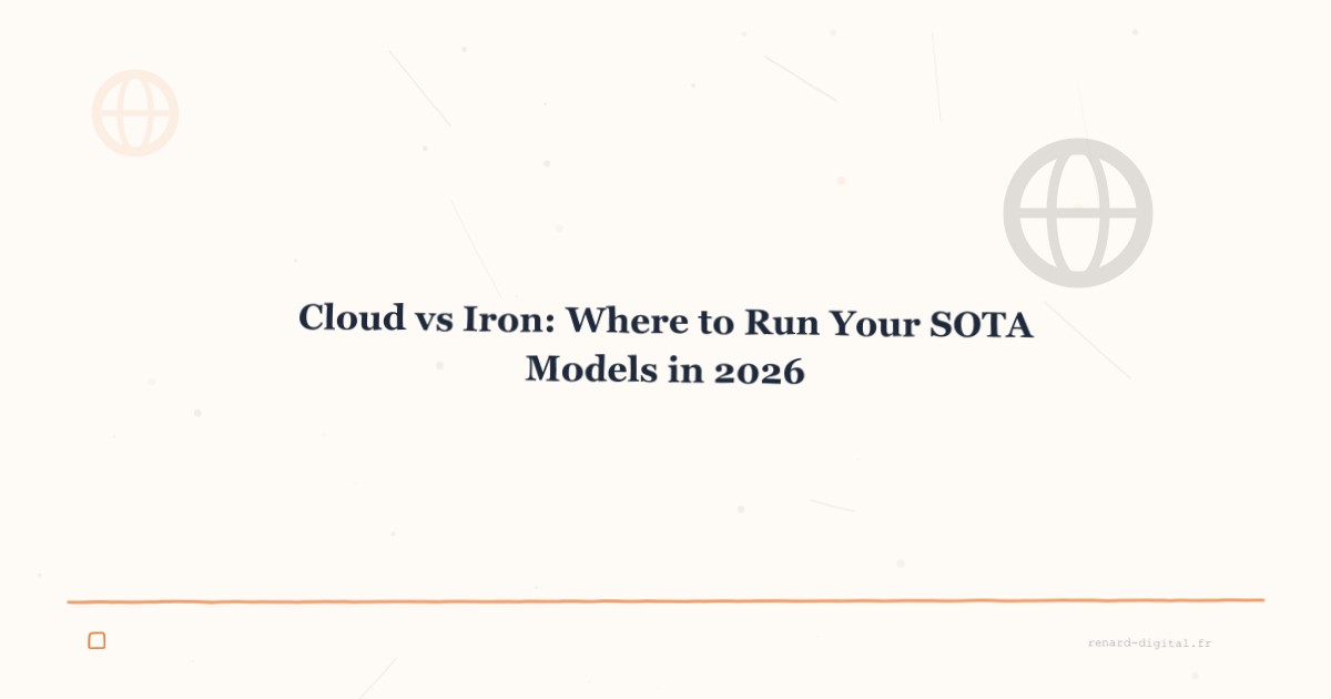 cloud vs iron where to run sota models 2026