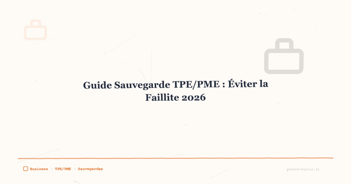 sauvegardes tpe pme